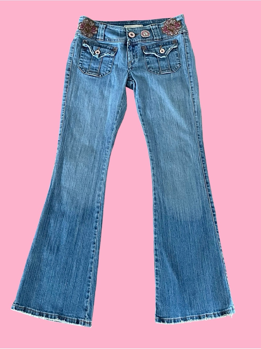 2000s Z Cavaricci Low Rise Jeans